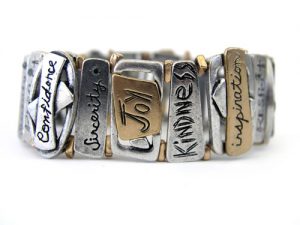 inspiring words bracelet